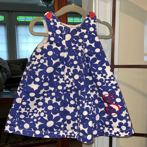 Baby Boden Other - Very gently worn Baby Boden cotton pinnie “S” monogram - 12-18m